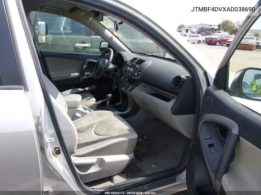 2010 TOYOTA RAV 4 VIN JTMBF4DVXAD038690 — фото 5