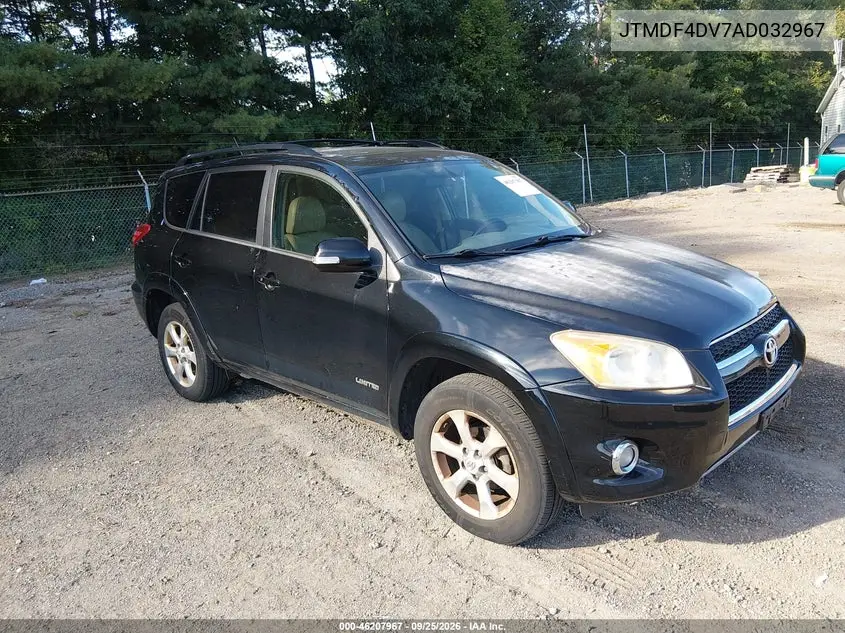 TOYOTA RAV 4 2010, VIN JTMDF4DV7AD032967