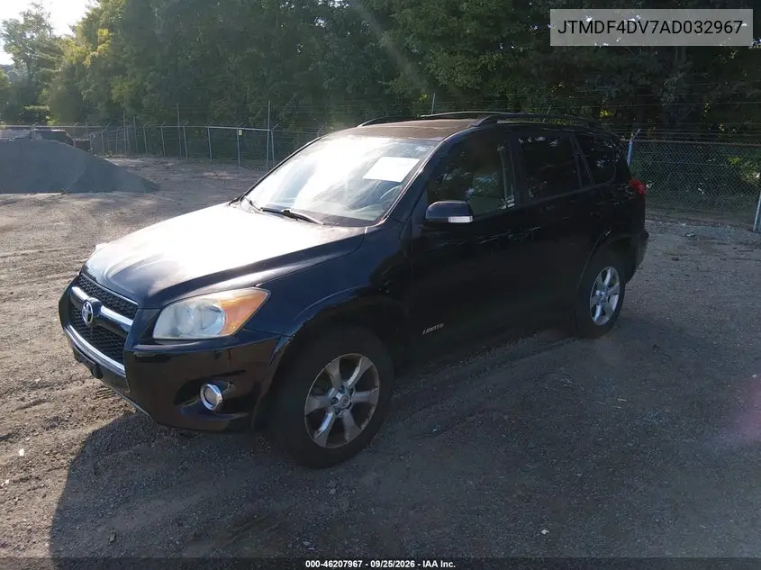 2010 TOYOTA RAV 4 VIN JTMDF4DV7AD032967 — фото 2