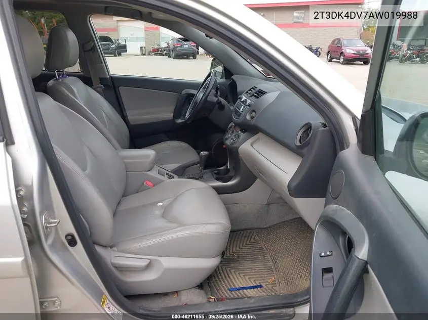 2010 TOYOTA RAV 4 VIN 2T3DK4DV7AW019988 — фото 5