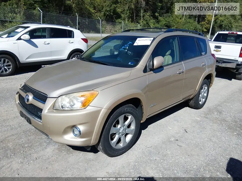 2010 TOYOTA RAV 4 VIN JTMDK4DV3AD016602 — фото 2