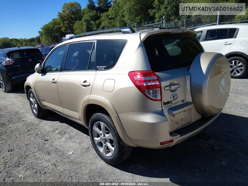 2010 TOYOTA RAV 4 VIN JTMDK4DV3AD016602 — фото 3