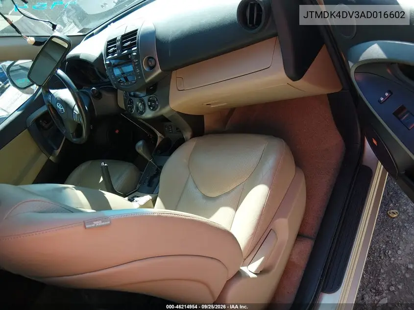 2010 TOYOTA RAV 4 VIN JTMDK4DV3AD016602 — фото 5