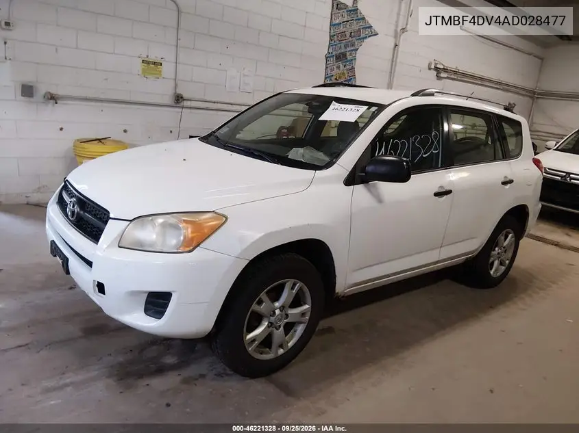 2010 TOYOTA RAV 4 VIN JTMBF4DV4AD028477 — фото 2
