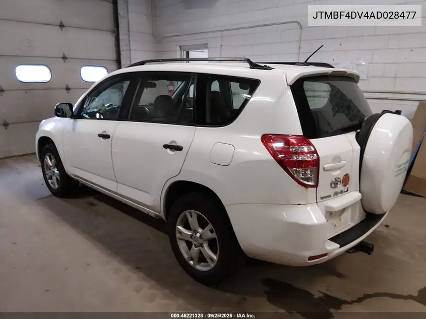 2010 TOYOTA RAV 4 VIN JTMBF4DV4AD028477 — фото 3