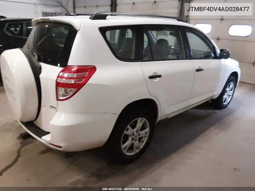 2010 TOYOTA RAV 4 VIN JTMBF4DV4AD028477 — фото 4