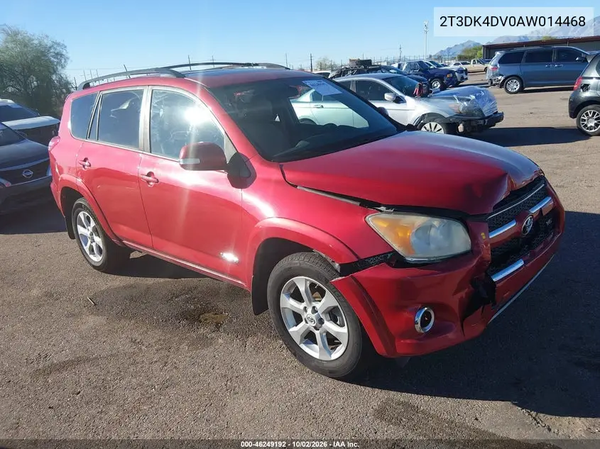 TOYOTA RAV 4 2010, VIN 2T3DK4DV0AW014468