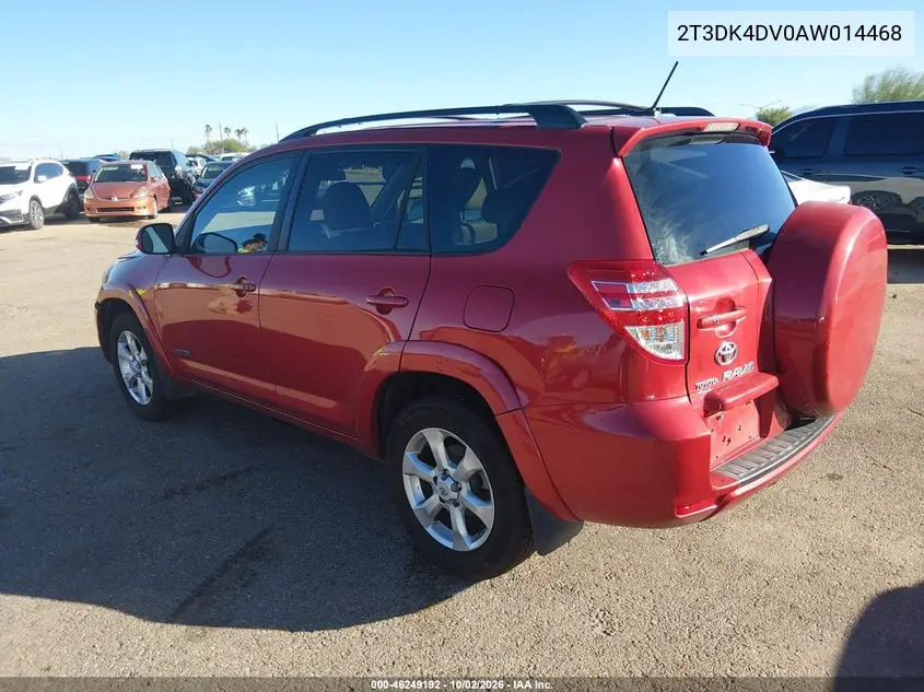 2010 TOYOTA RAV 4 VIN 2T3DK4DV0AW014468 — фото 3