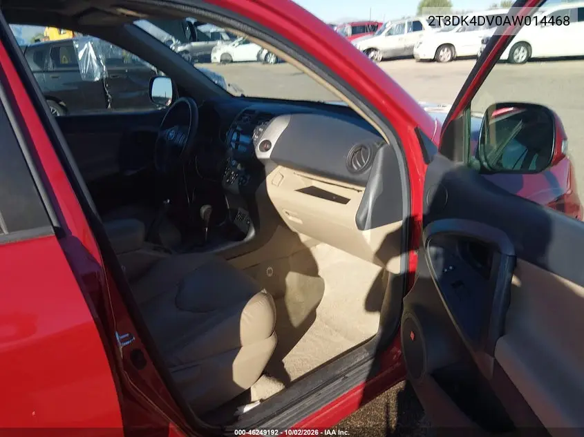 2010 TOYOTA RAV 4 VIN 2T3DK4DV0AW014468 — фото 5