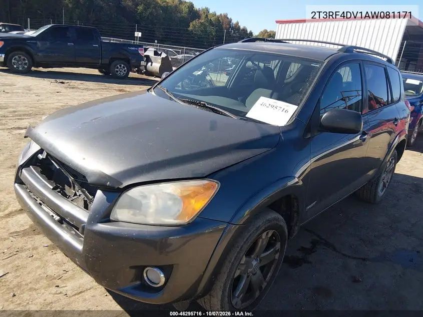 2010 TOYOTA RAV 4 VIN 2T3RF4DV1AW081171 — фото 2