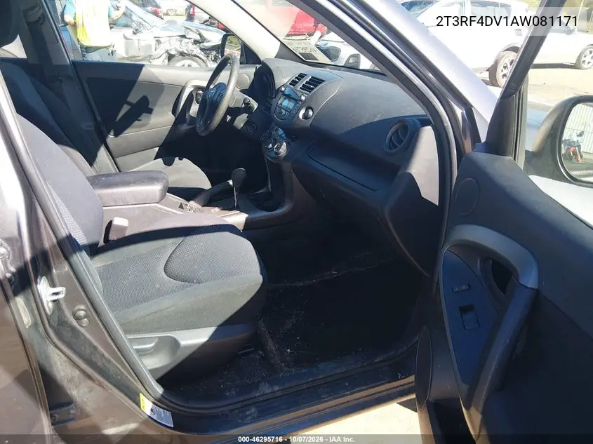2010 TOYOTA RAV 4 VIN 2T3RF4DV1AW081171 — фото 5