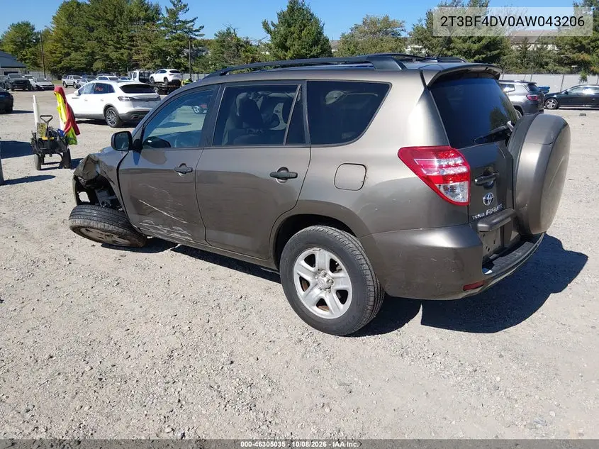 2010 TOYOTA RAV 4 VIN 2T3BF4DV0AW043206 — фото 3