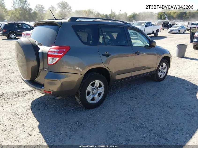 2010 TOYOTA RAV 4 VIN 2T3BF4DV0AW043206 — фото 4