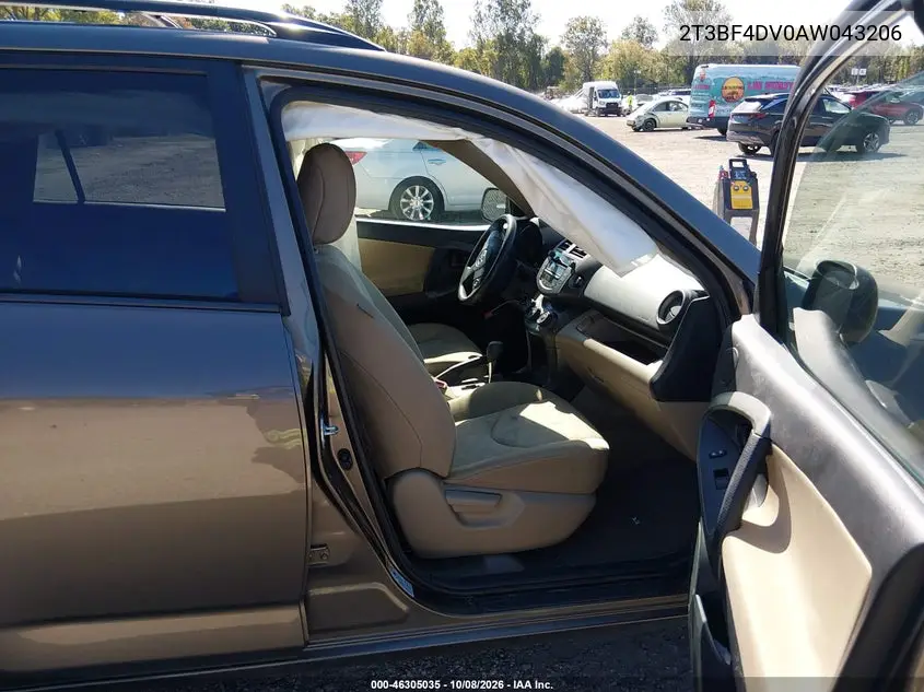 2010 TOYOTA RAV 4 VIN 2T3BF4DV0AW043206 — фото 5