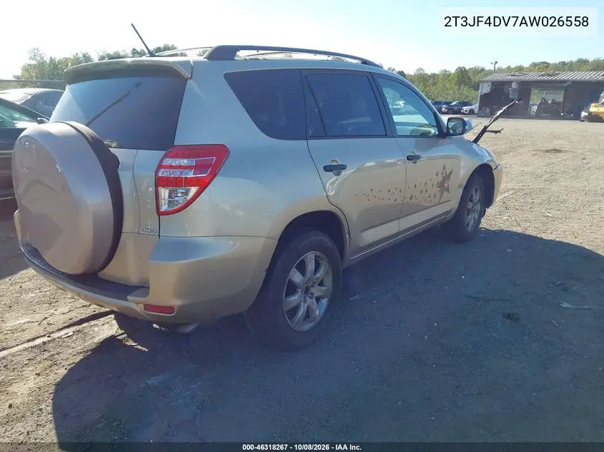 2010 TOYOTA RAV 4 VIN 2T3JF4DV7AW026558 — фото 4