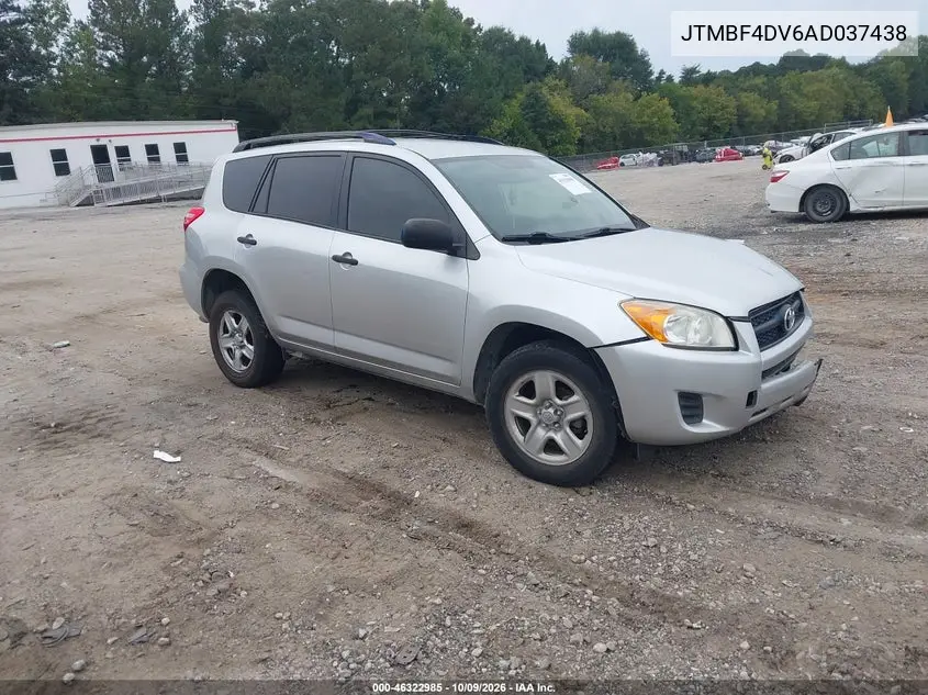TOYOTA RAV 4 2010, VIN JTMBF4DV6AD037438
