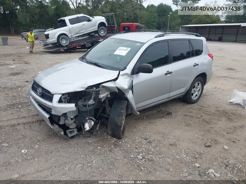 2010 TOYOTA RAV 4 VIN JTMBF4DV6AD037438 — фото 2