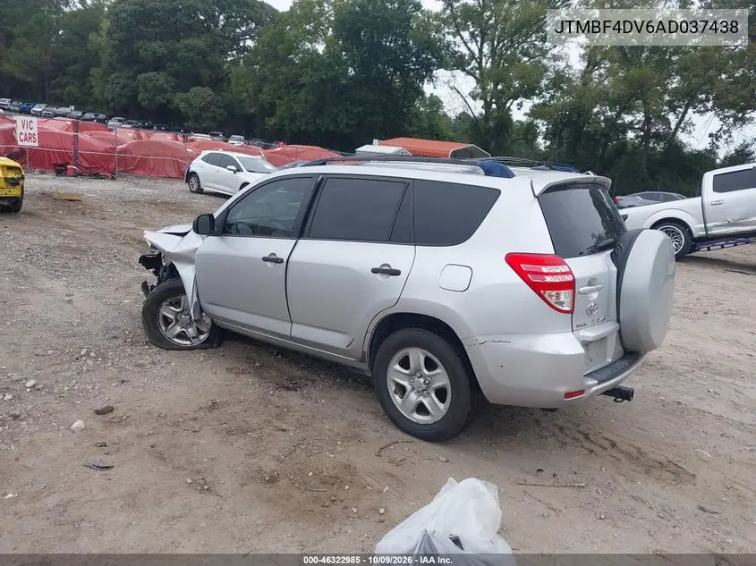 2010 TOYOTA RAV 4 VIN JTMBF4DV6AD037438 — фото 3
