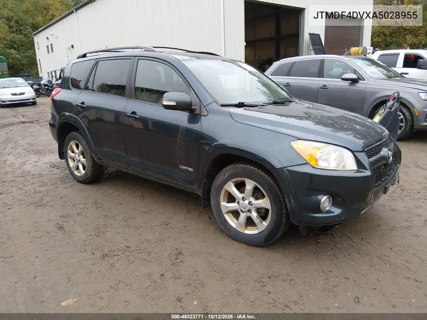 TOYOTA RAV 4 2010, VIN JTMDF4DVXA5028955