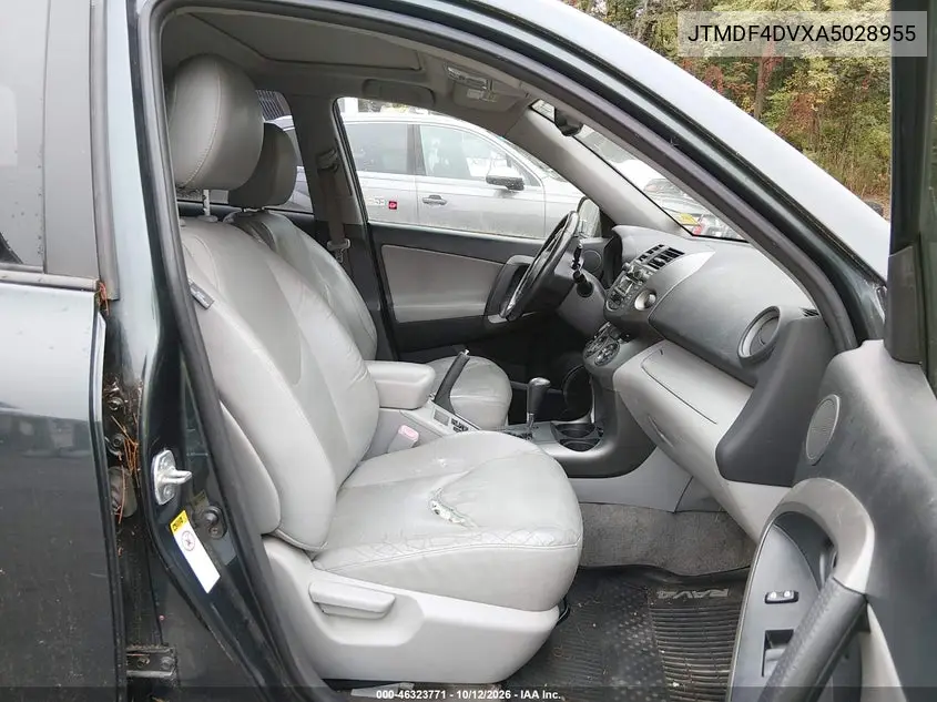 2010 TOYOTA RAV 4 VIN JTMDF4DVXA5028955 — фото 5