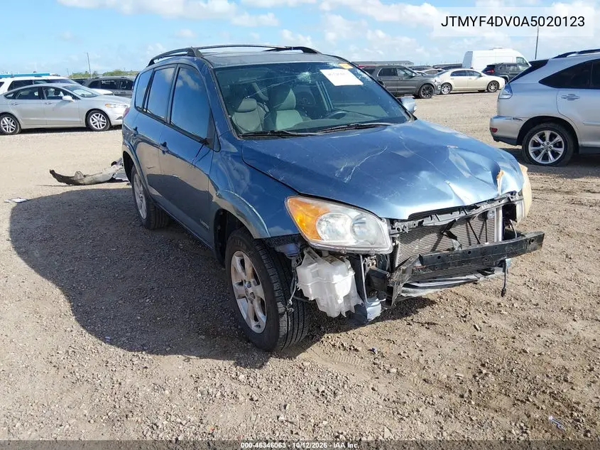 TOYOTA RAV 4 2010, VIN JTMYF4DV0A5020123