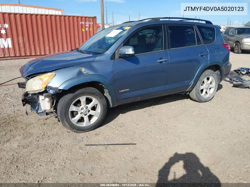 2010 TOYOTA RAV 4 VIN JTMYF4DV0A5020123 — фото 2