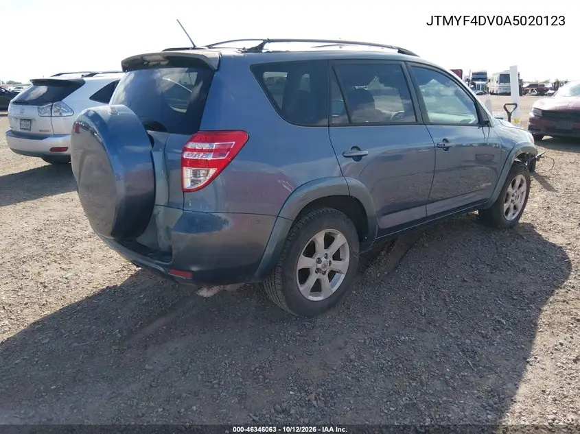 2010 TOYOTA RAV 4 VIN JTMYF4DV0A5020123 — фото 4