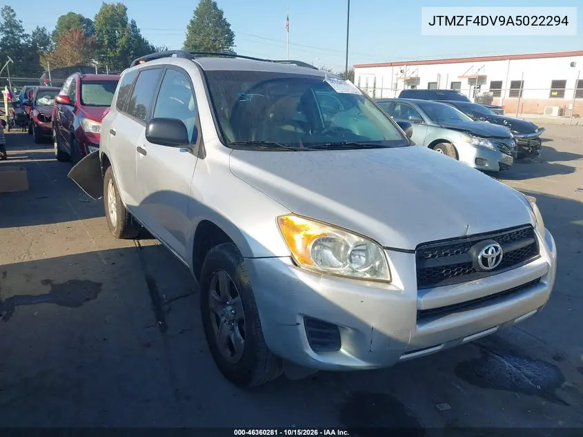 TOYOTA RAV 4 2010, VIN JTMZF4DV9A5022294