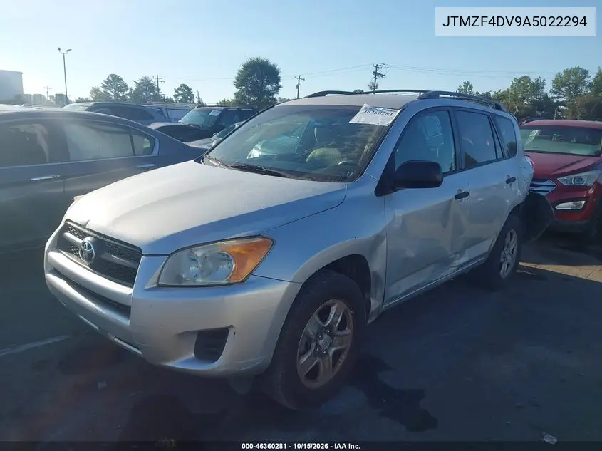 2010 TOYOTA RAV 4 VIN JTMZF4DV9A5022294 — фото 2