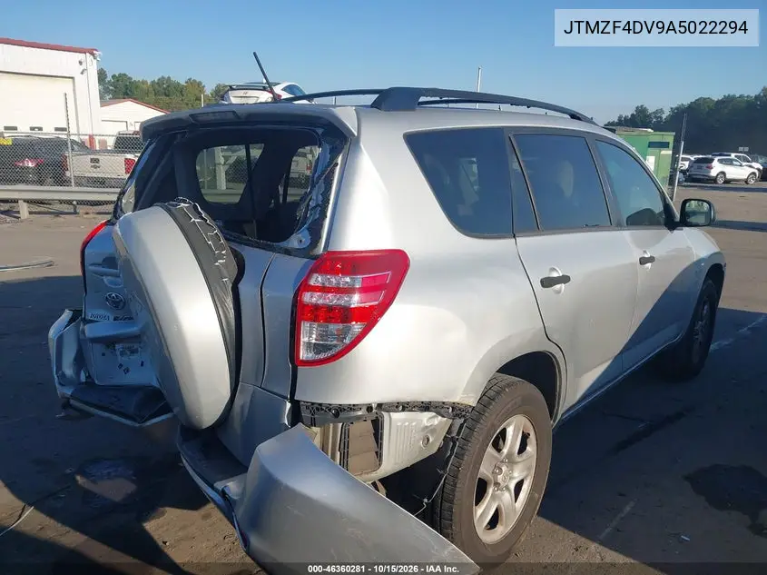 2010 TOYOTA RAV 4 VIN JTMZF4DV9A5022294 — фото 4