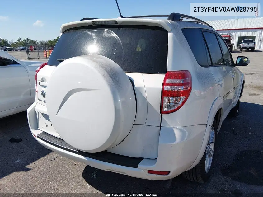 2010 TOYOTA RAV 4 VIN 2T3YF4DV0AW028795 — фото 4