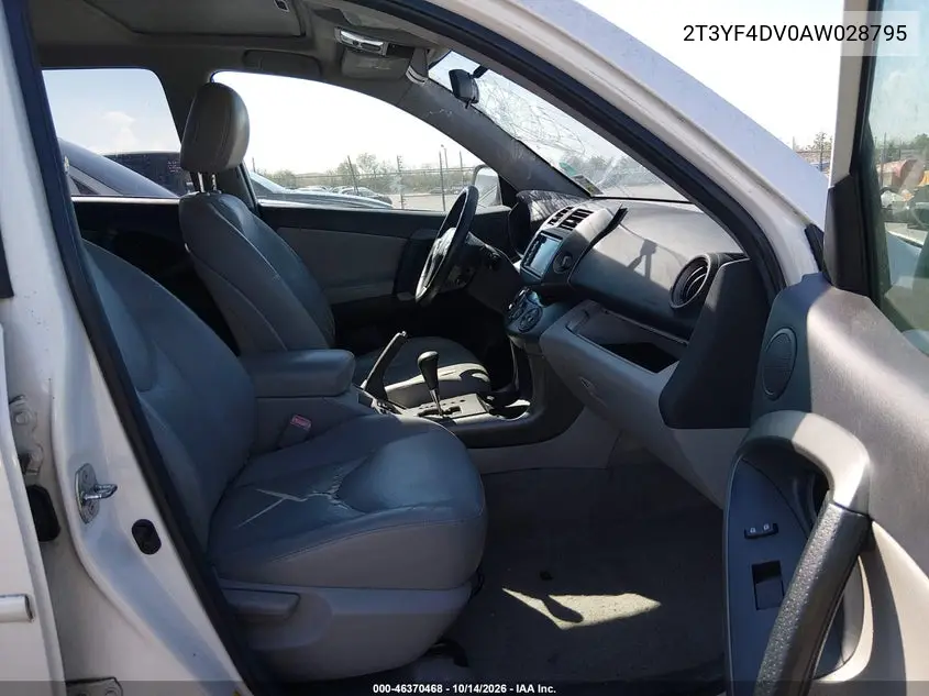 2010 TOYOTA RAV 4 VIN 2T3YF4DV0AW028795 — фото 5