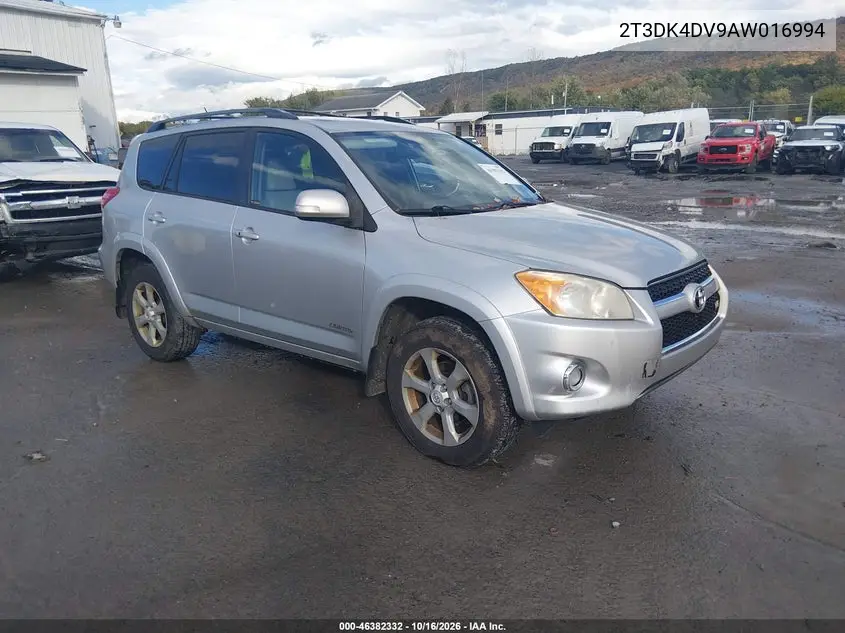 TOYOTA RAV 4 2010, VIN 2T3DK4DV9AW016994