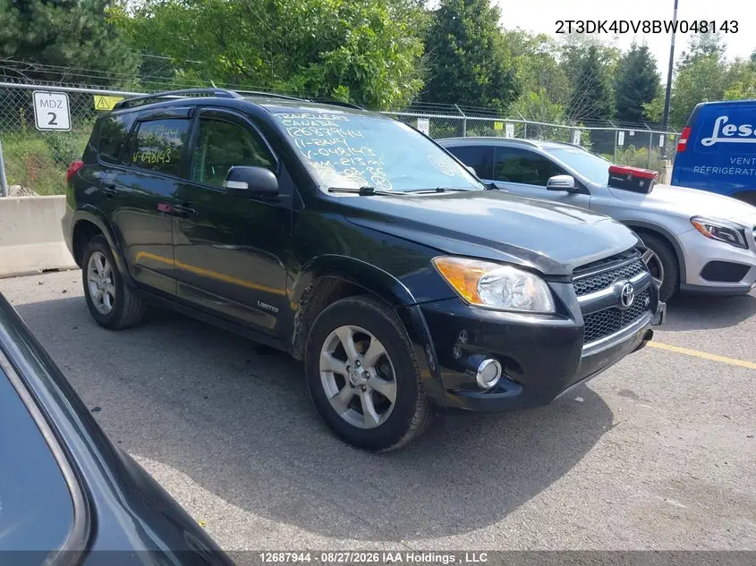 TOYOTA RAV 4 2011, VIN 2T3DK4DV8BW048143