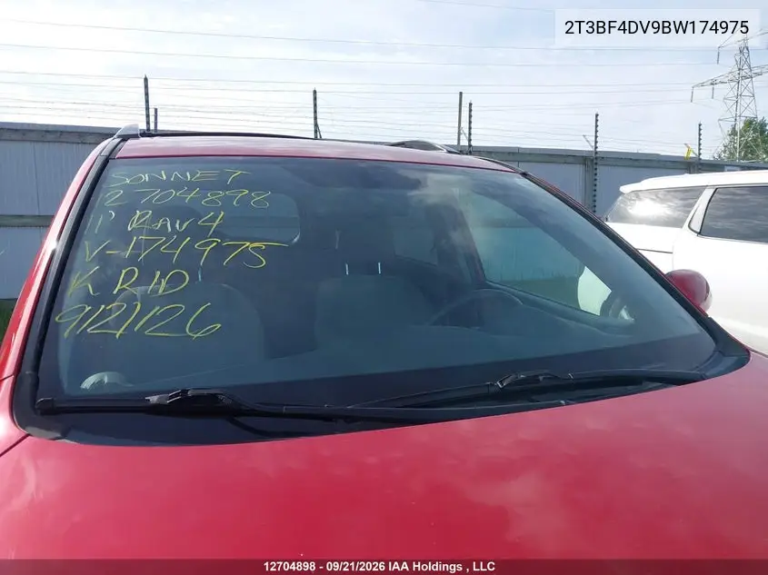 2011 TOYOTA RAV 4 VIN 2T3BF4DV9BW174975 — фото 17