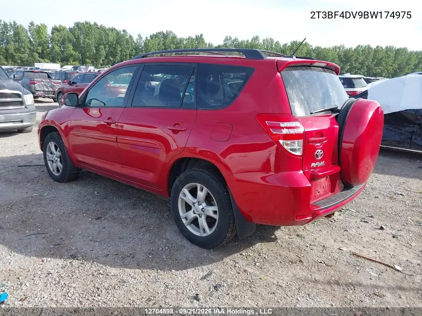 2011 TOYOTA RAV 4 VIN 2T3BF4DV9BW174975 — фото 3