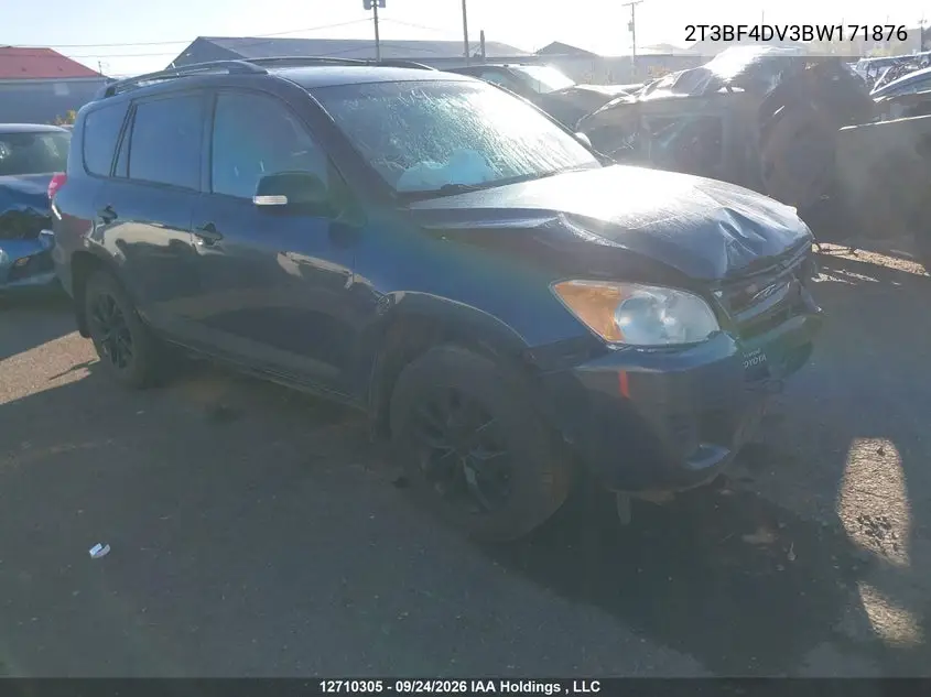 TOYOTA RAV 4 2011, VIN 2T3BF4DV3BW171876