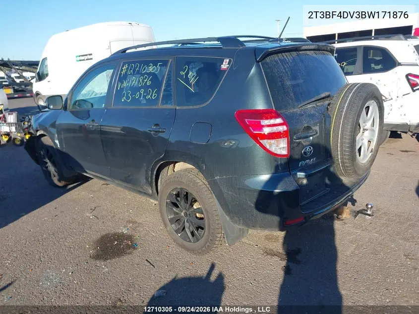 2011 TOYOTA RAV 4 VIN 2T3BF4DV3BW171876 — фото 3