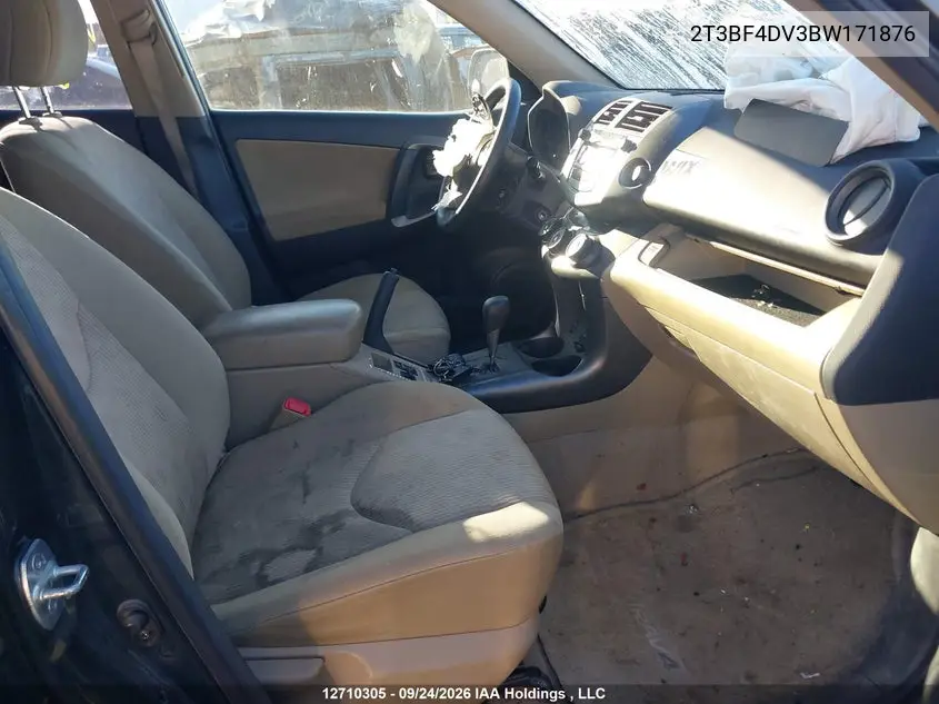 2011 TOYOTA RAV 4 VIN 2T3BF4DV3BW171876 — фото 5