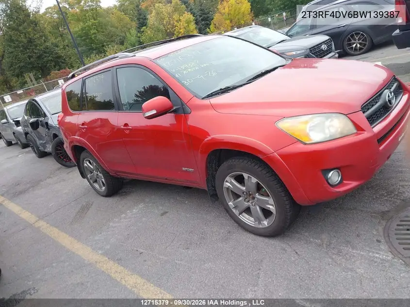 2011 TOYOTA RAV 4 VIN 2T3RF4DV6BW139387 — фото 13