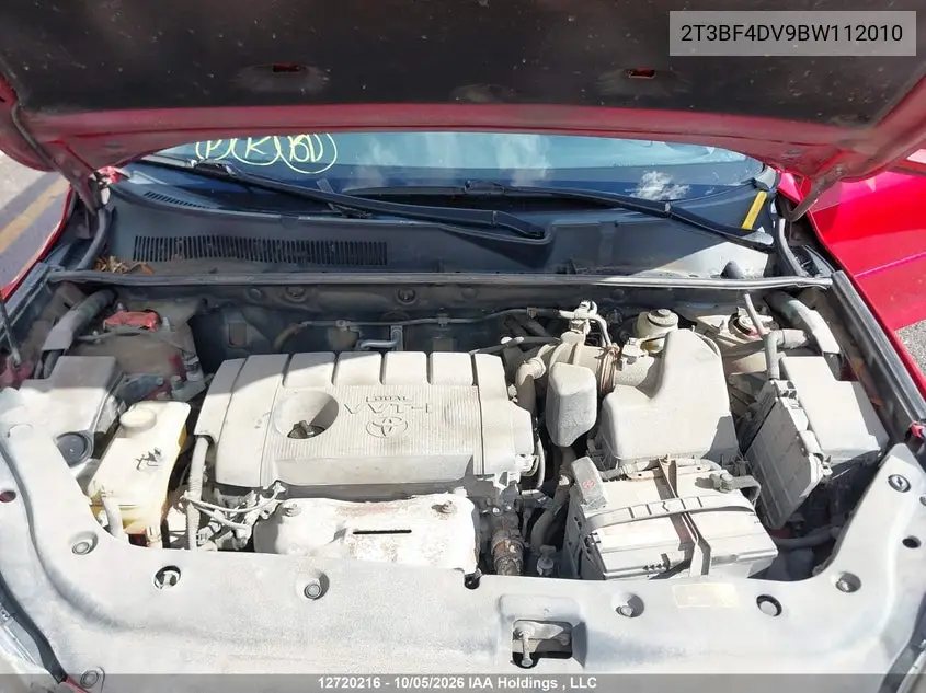 2011 TOYOTA RAV 4 VIN 2T3BF4DV9BW112010 — фото 10