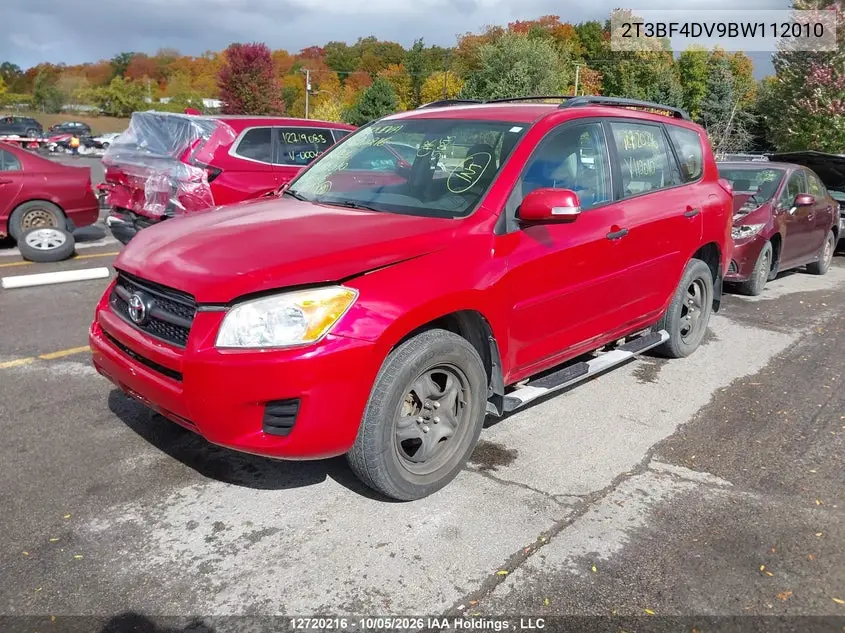2011 TOYOTA RAV 4 VIN 2T3BF4DV9BW112010 — фото 2