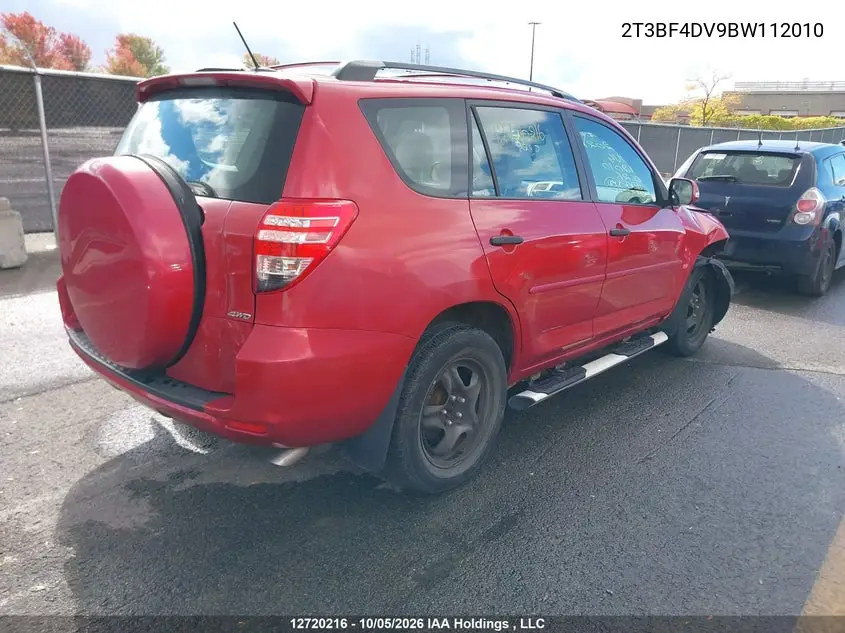 2011 TOYOTA RAV 4 VIN 2T3BF4DV9BW112010 — фото 4