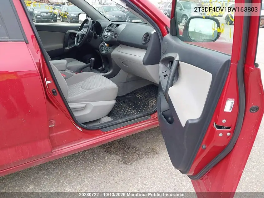 2011 TOYOTA RAV 4 VIN 2T3DF4DV1BW163803 — фото 5