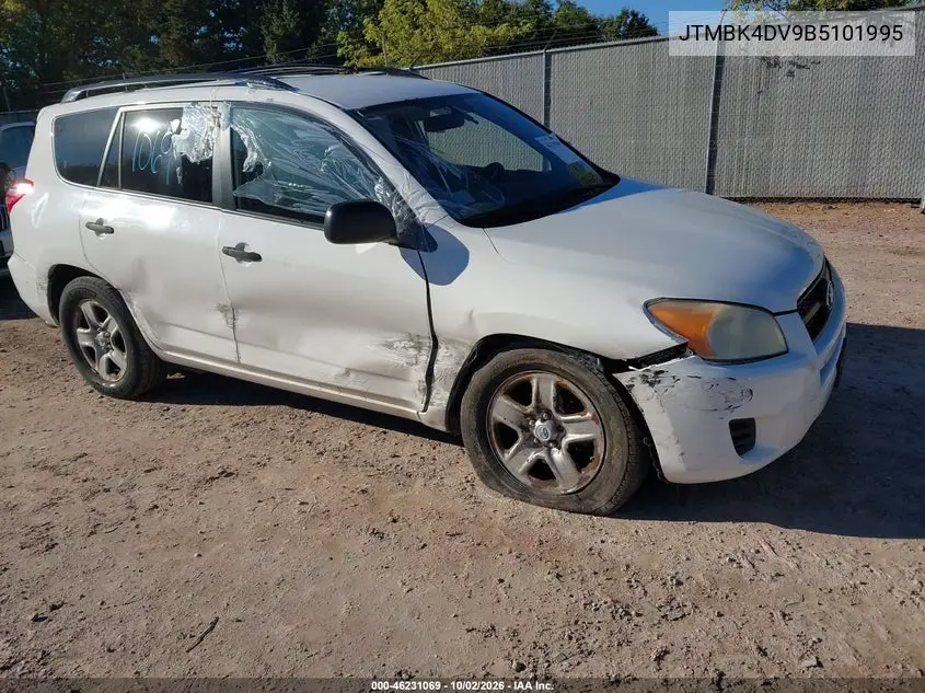 TOYOTA RAV 4 2011, VIN JTMBK4DV9B5101995