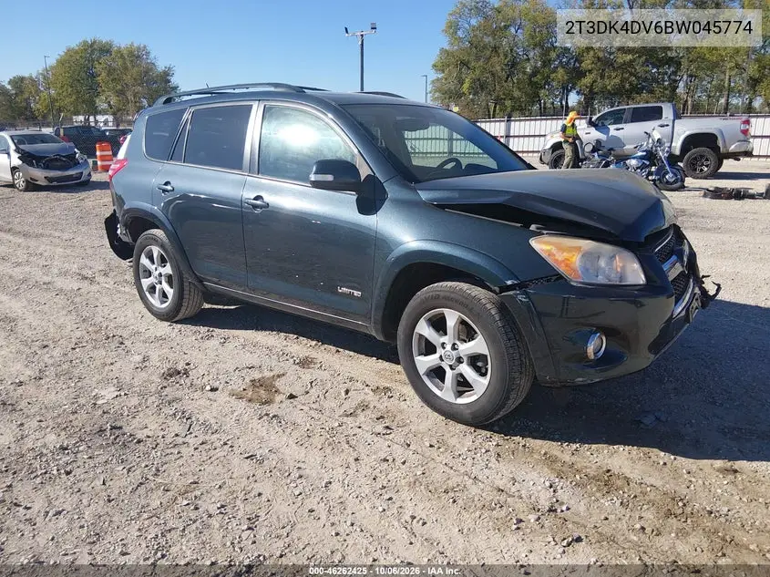 TOYOTA RAV 4 2011, VIN 2T3DK4DV6BW045774