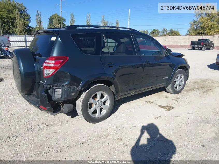 2011 TOYOTA RAV 4 VIN 2T3DK4DV6BW045774 — фото 4