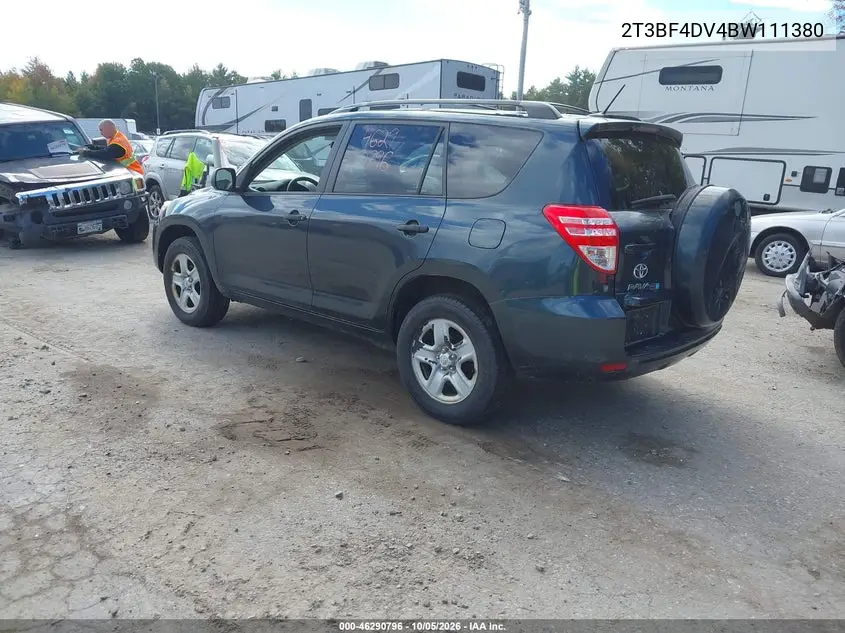 2011 TOYOTA RAV 4 VIN 2T3BF4DV4BW111380 — фото 3