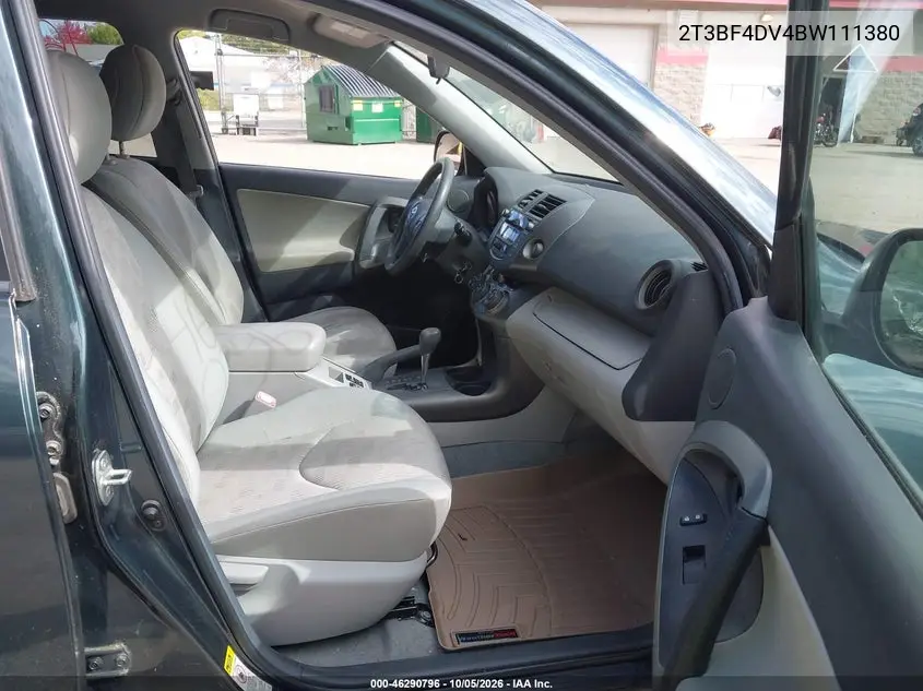 2011 TOYOTA RAV 4 VIN 2T3BF4DV4BW111380 — фото 5