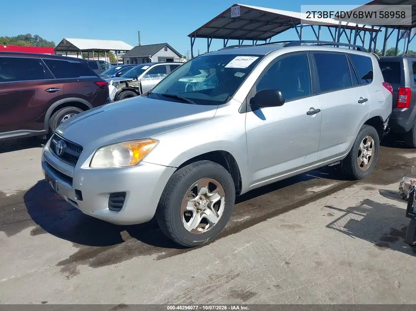 2011 TOYOTA RAV 4 VIN 2T3BF4DV6BW158958 — фото 2